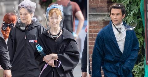 cast of bridgerton back to filming in london