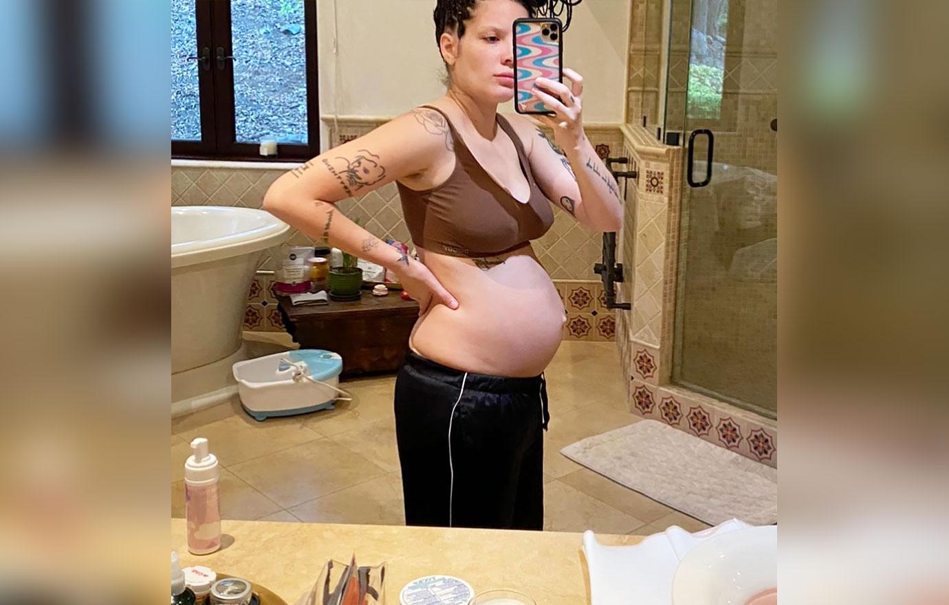 halsey postpartum body doesnt want pre baby body back mh