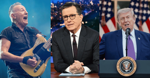 Bruce Springsteen; Stephen Colbert; Donald Trump