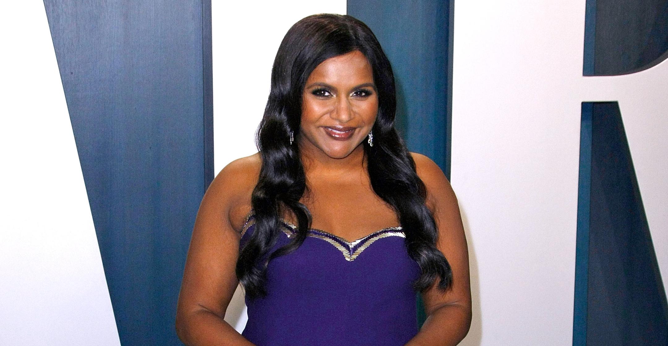 mom of two mindy kaling receiving advice having nanny indispensable parenting tools