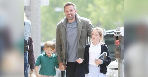 ben affleck christmas spending time with kids pp