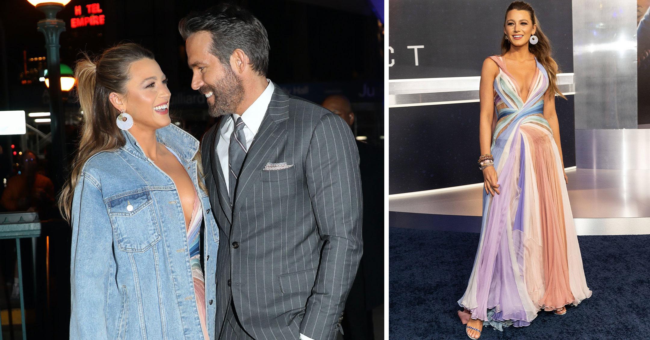 blake lively and ryan reynolds premiere of the adam project in pp