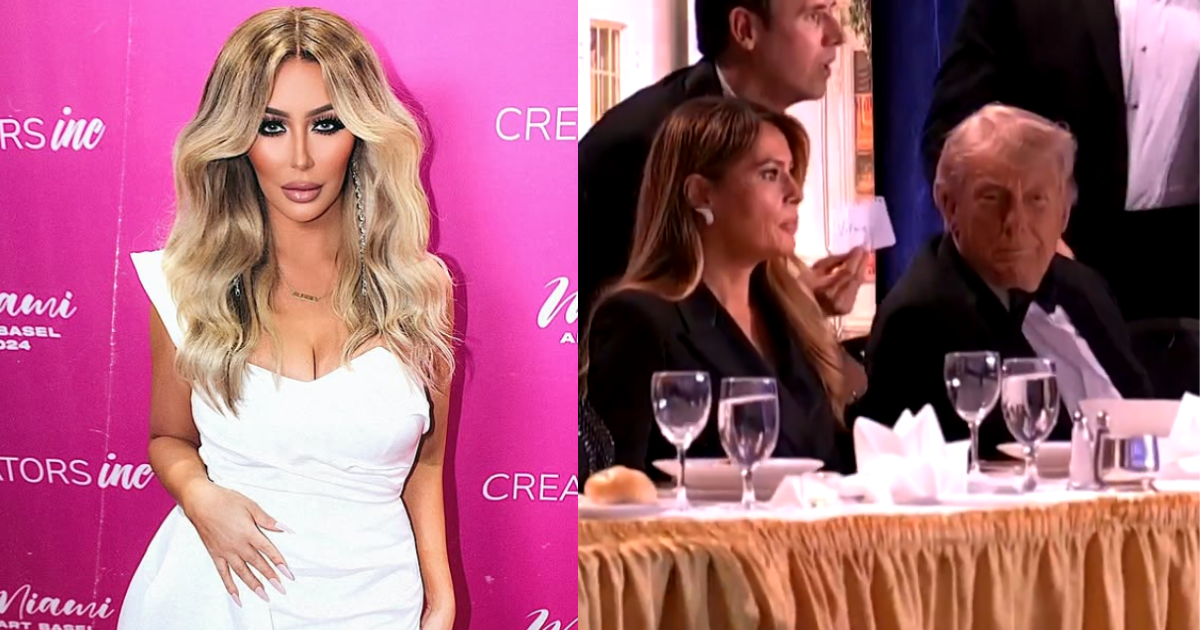 Aubrey O'Day; Donald Trump at the WHCA dinner