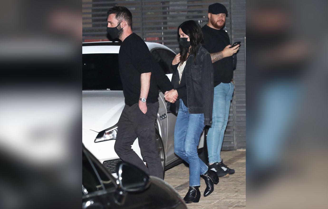 courteney cox and johnny mcdaid have a romantic dinner date at nobu malibu