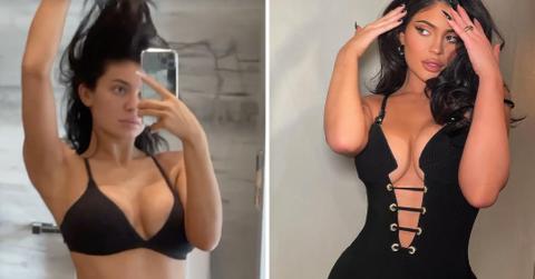 kylie jenner posts makeup free video