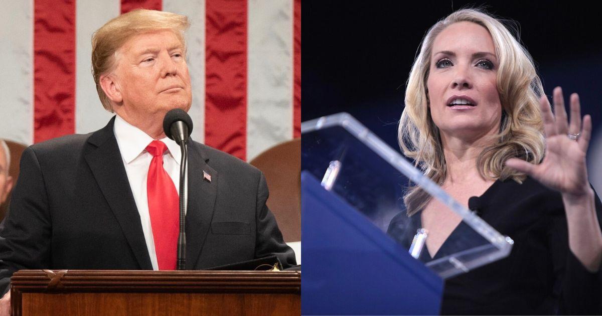 Donald Trump and Dana Perino.