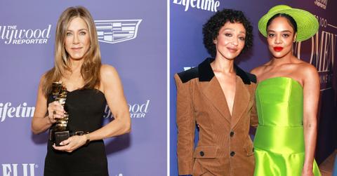 jennifer aniston hollywood reporter hosted annual women in entertainment breakfast