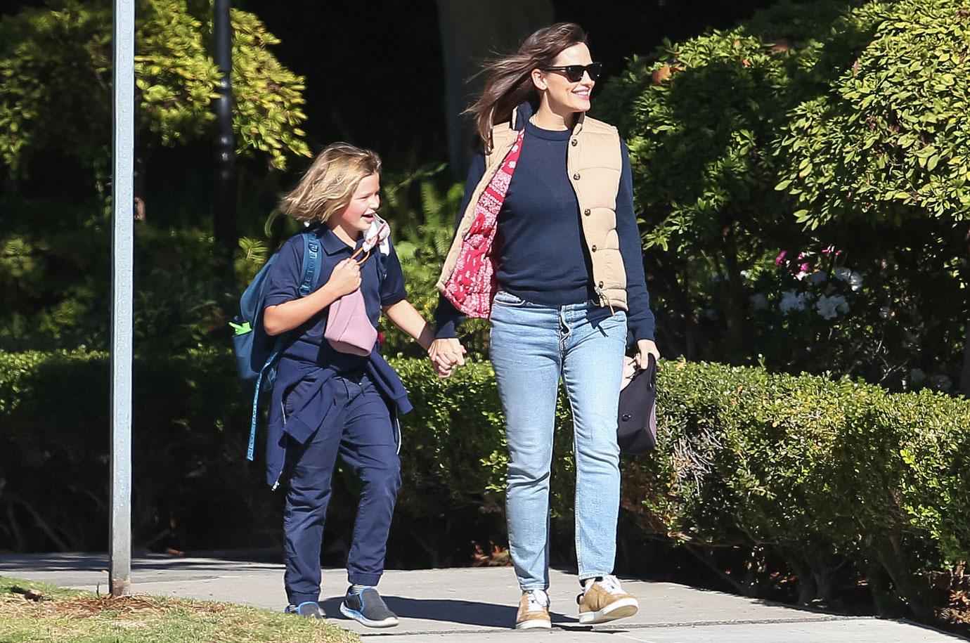 jennifer garner out with her son samuel in santa monica