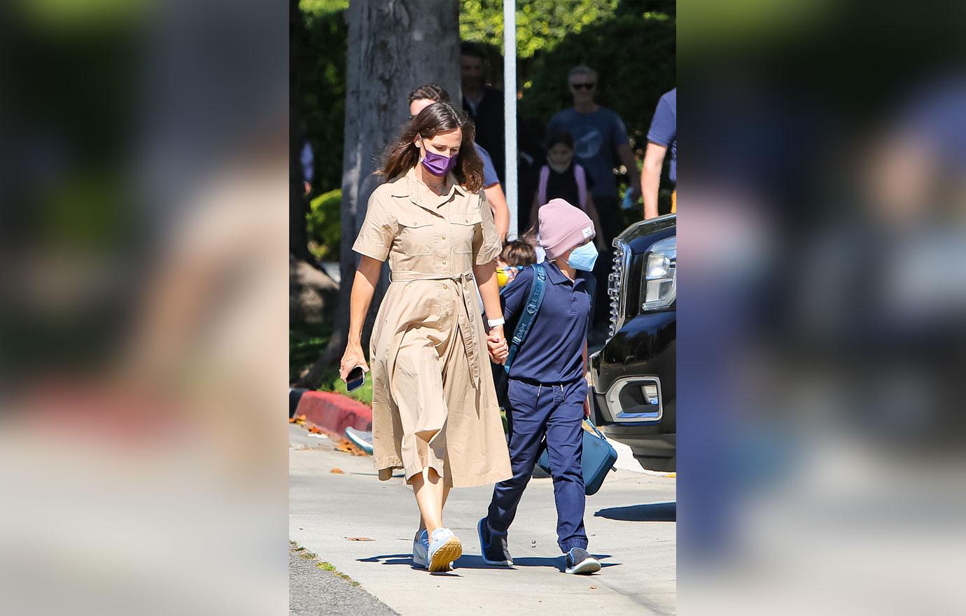 jennifer garner and son samuel seen in la