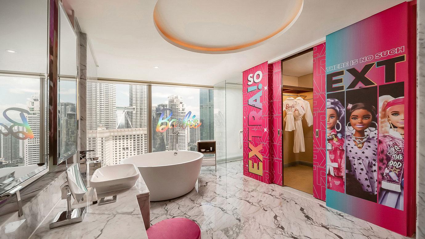 barbie ultimate staycation hotel package