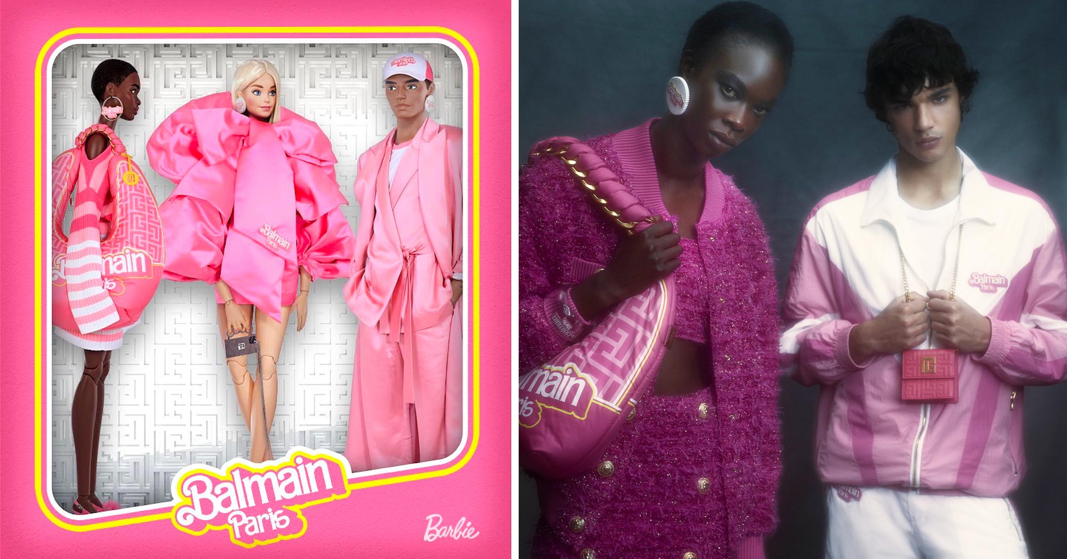 barbie teams up with balmain to offer hi tech nfts