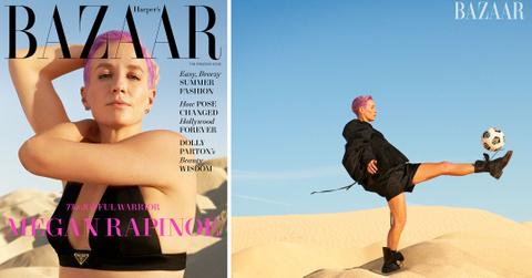 megan rapinoe covers harpers bazaar june july freedom issue mh