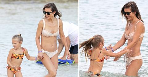 audrina patridge hits the beach in hawaii while on vacation daughter kirra