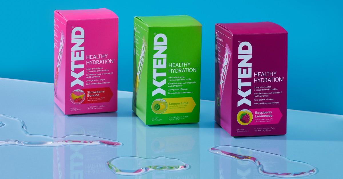 XTEND Launches New Electrolyte Drink Mix Packet With Zero Sugar