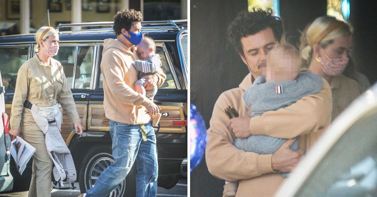 Orlando Bloom Holds Daisy Dove While Out With Katy Perry: Photos