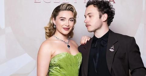 Florence Pugh with her boyfriend Finn Cole