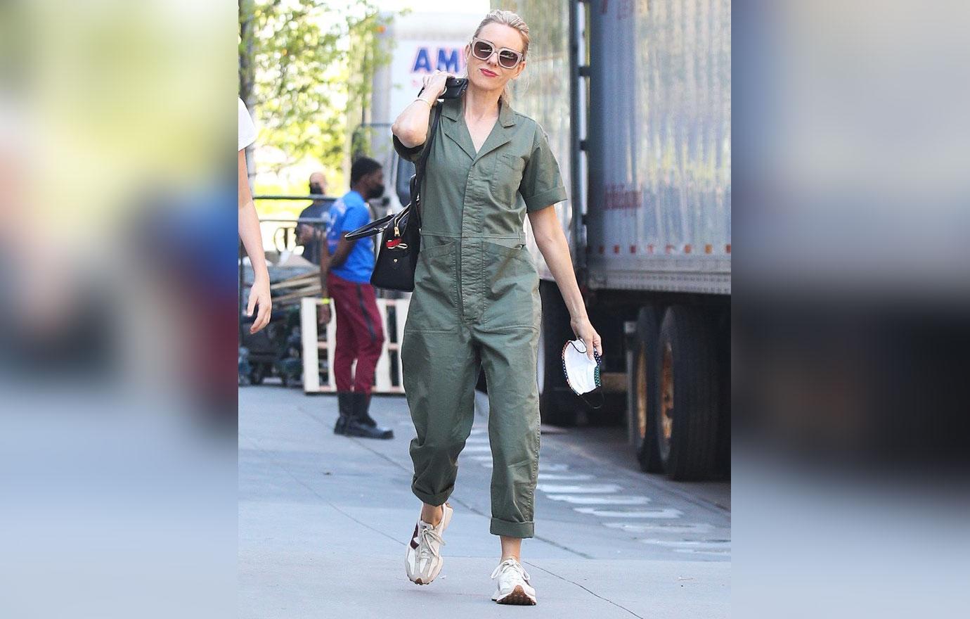 naomi watts seen out and about ny jumpsuit