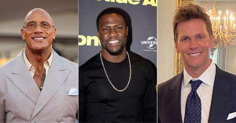 Dwayne Johnson; Kevin Hart; Tom Brady