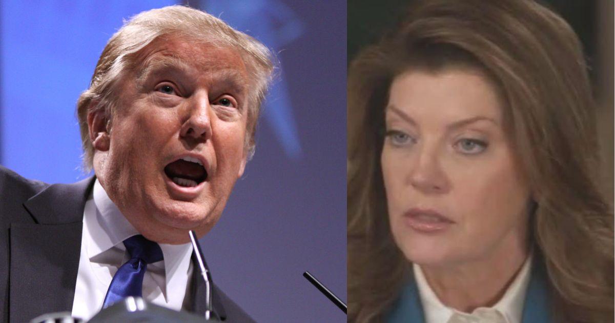 Donald Trump and Norah O'Donnell