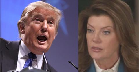 Donald Trump and Norah O'Donnell