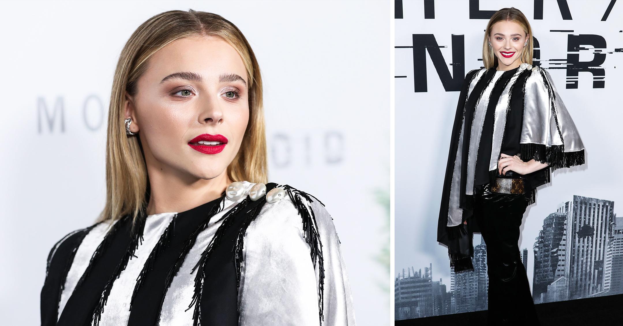 Chloe Grace Moretz Dons Striped Top To 'Mother/Android' Debut: Photos
