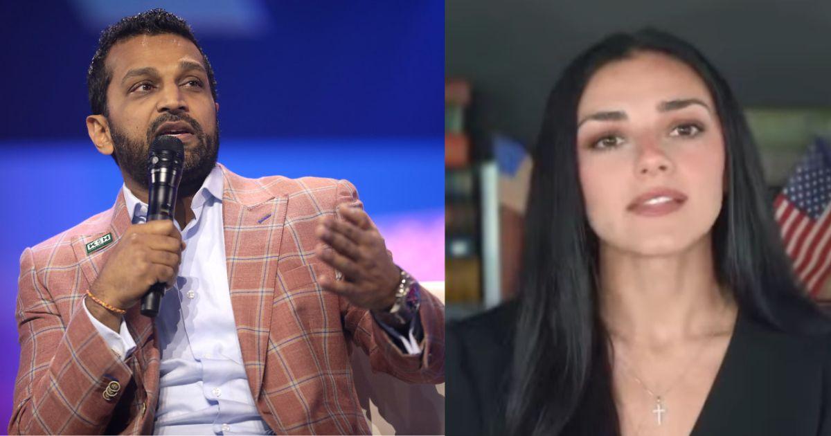 Kash Patel and Alexis Wilkins 