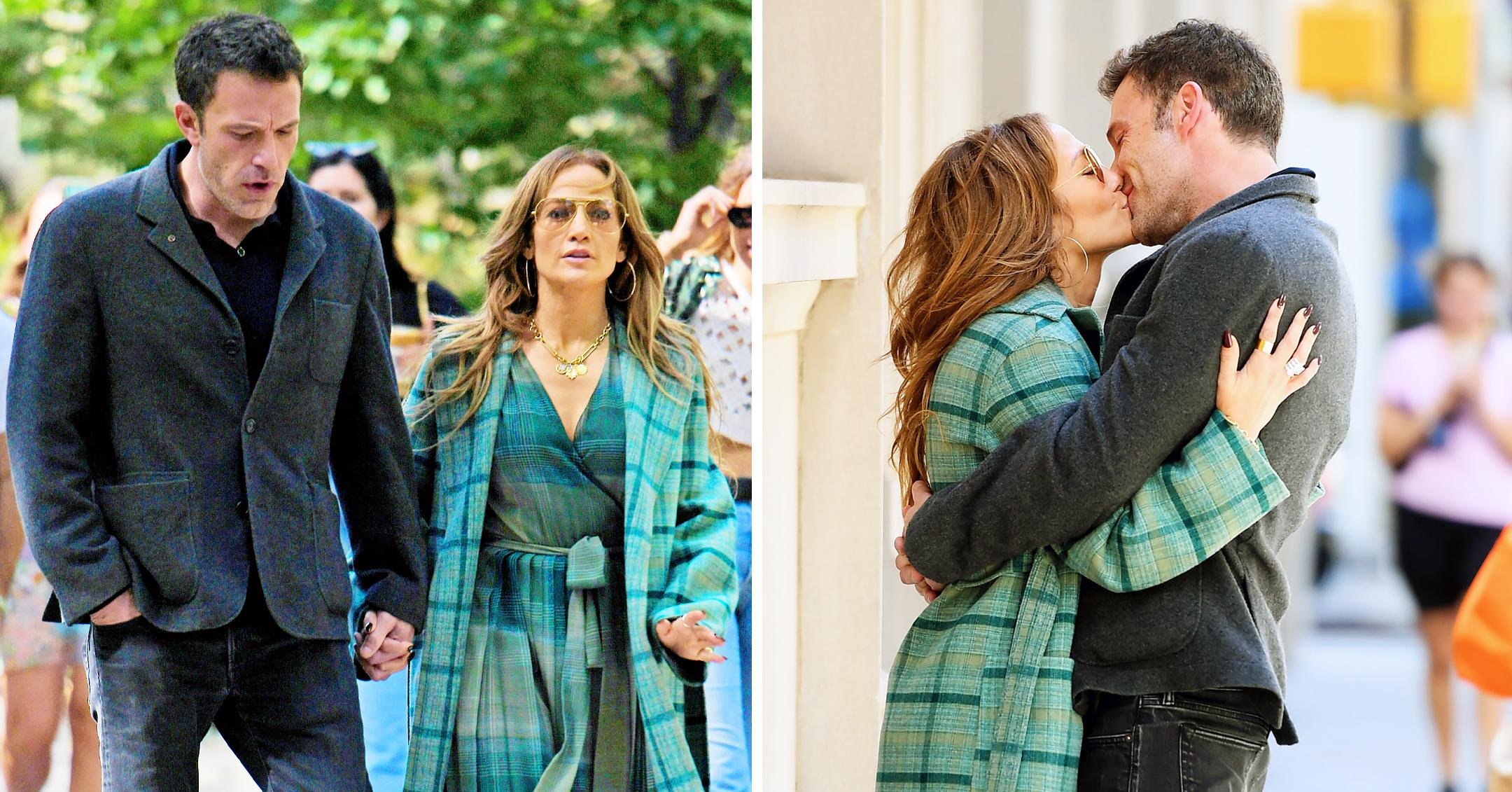 ben affleck jennifer lopez pda madison square park mh