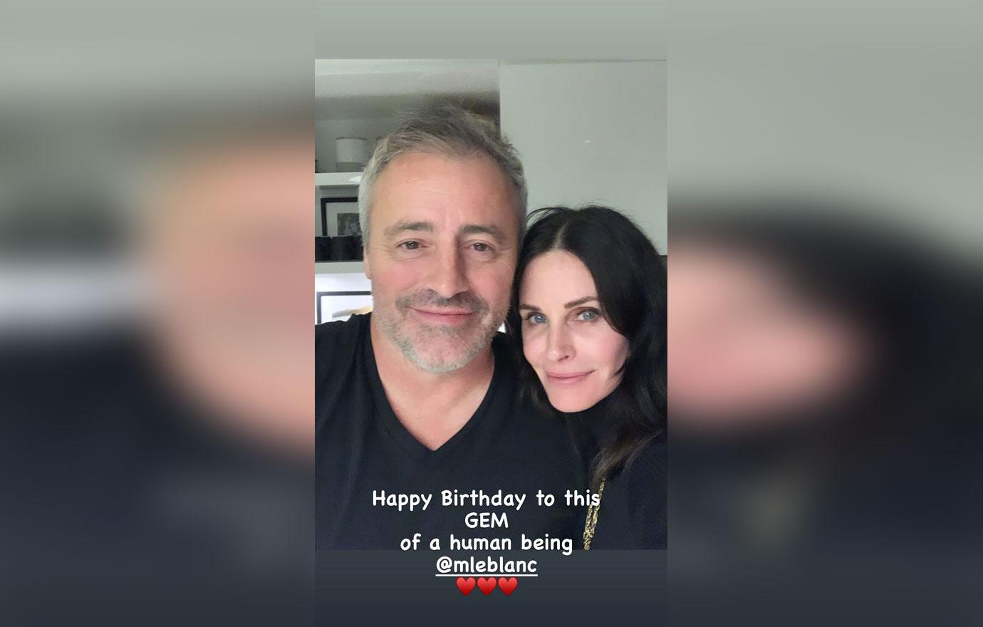 courteney cox wishes matt leblanc happy birthday