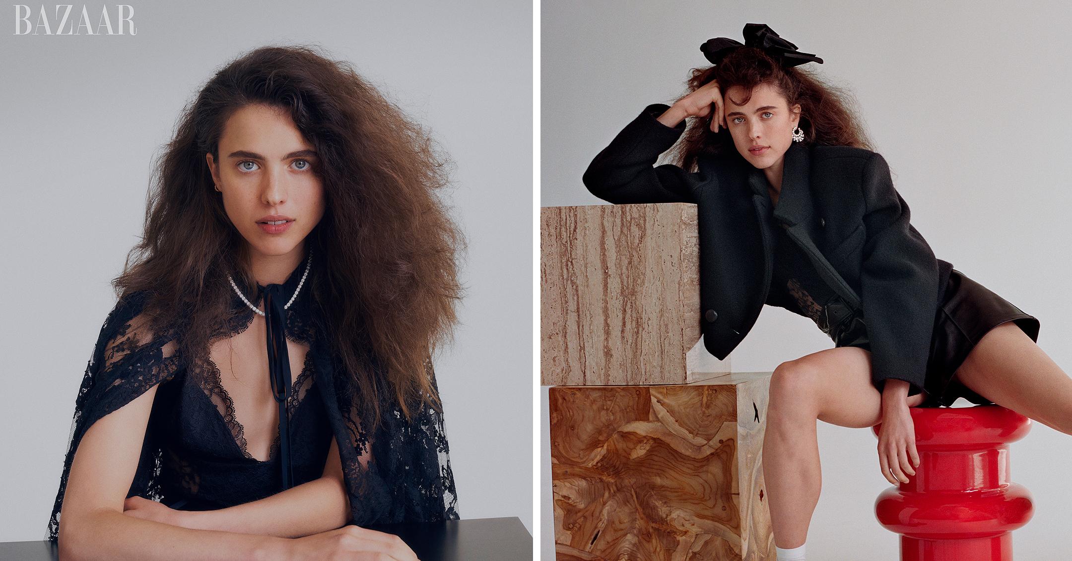 harpers bazaar speaks with margaret qualley