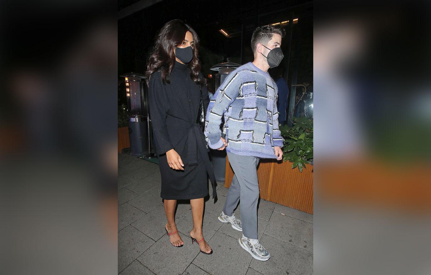 nick jonas priyanka chopra on date night