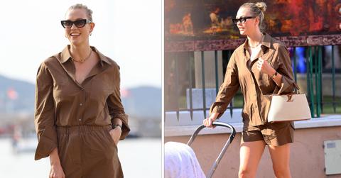 karlie kloss out with son in st tropez