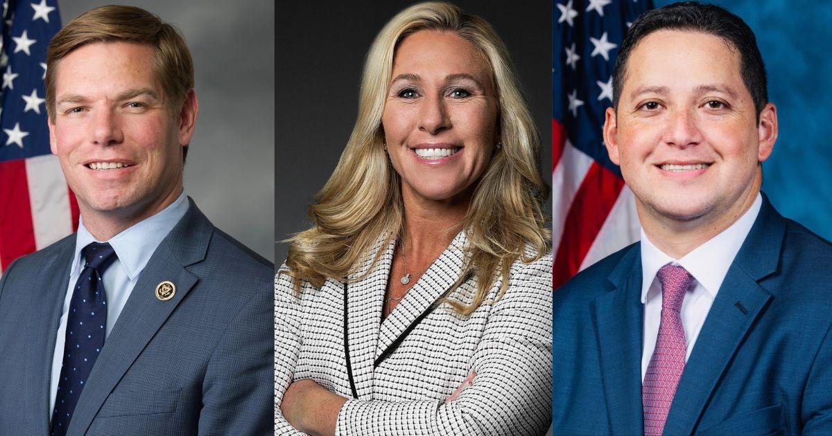 Eric Swalwell; Marjorie Taylor Greene; Tony Gonzales