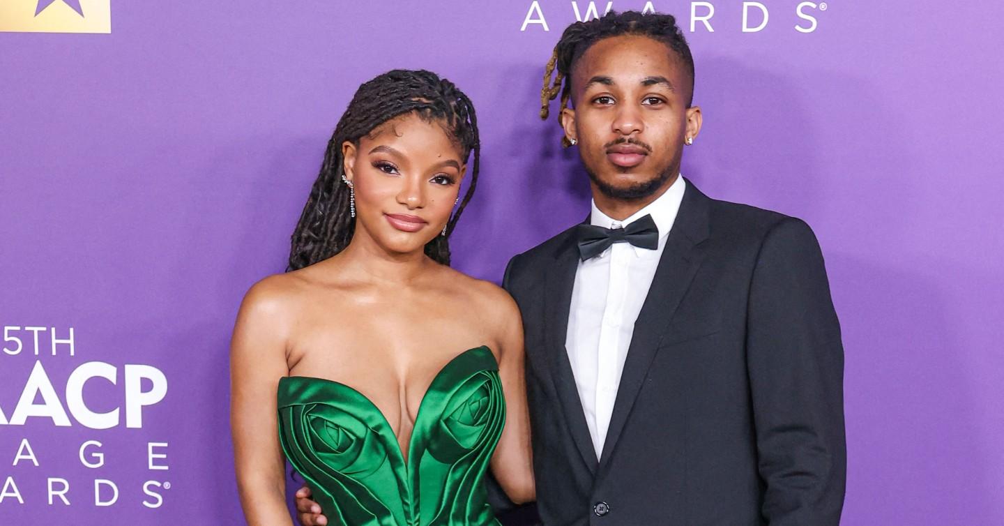 halle bailey gushes over excited she is take her baby son halo disneyland