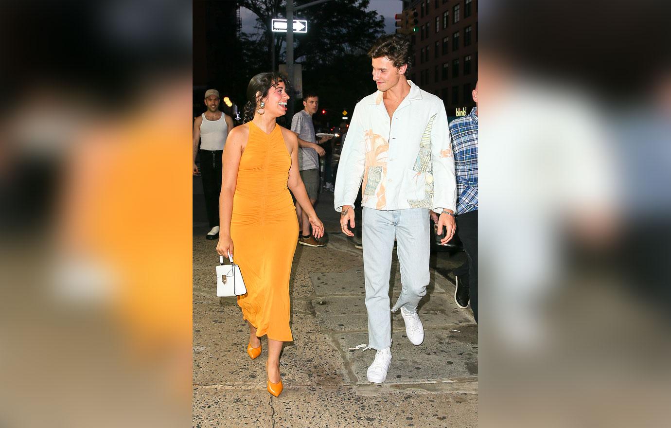 camila cabello in yellow dress with shawn mendes