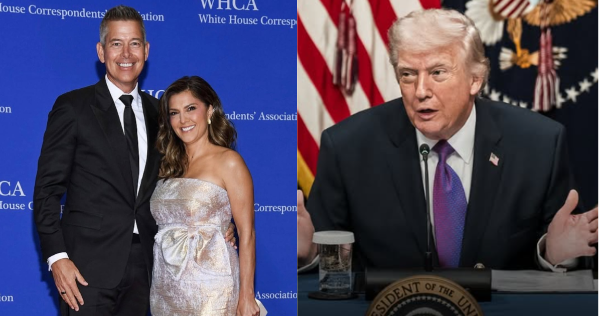 Sean Duffy and Rachel Campos-Duffy; Donald Trump