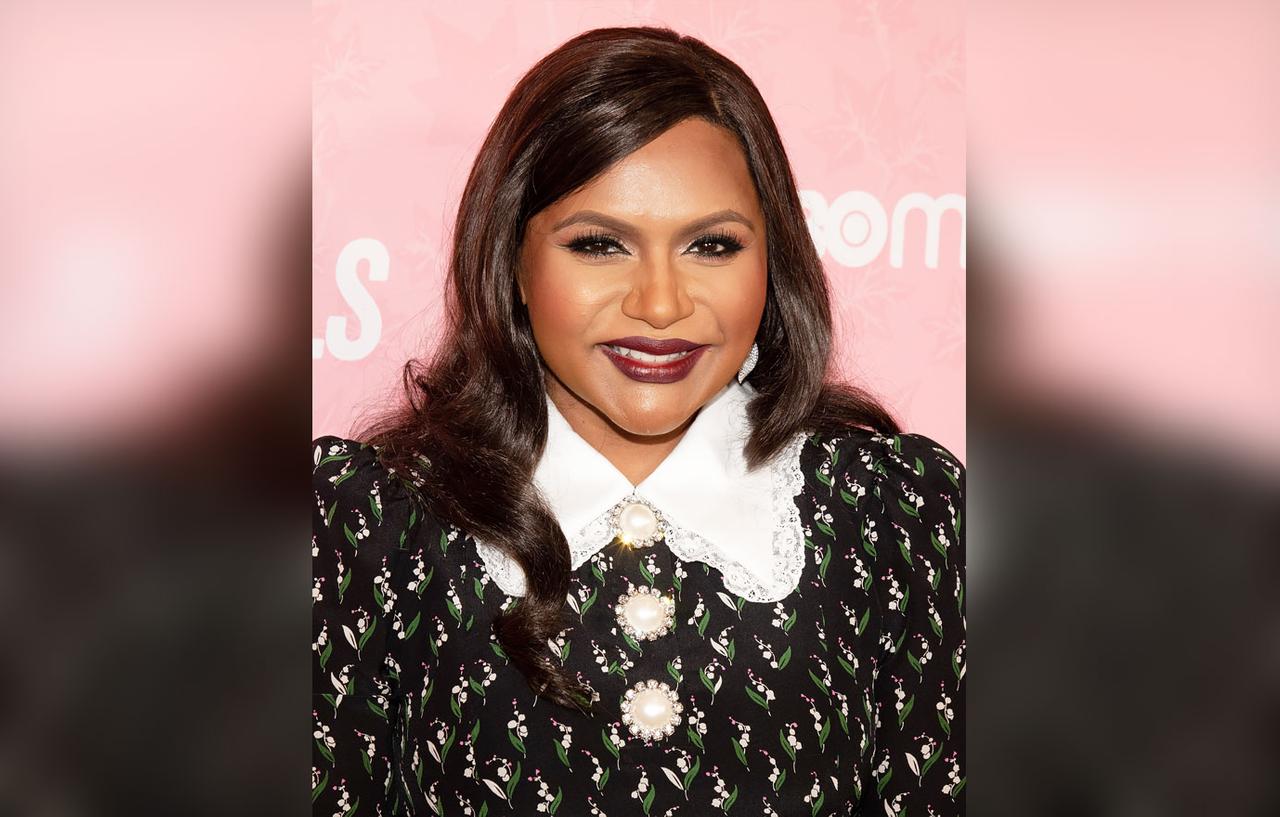 Mindy Kaling Wears Black Dress To Sex Lives Of College Girls Premiere