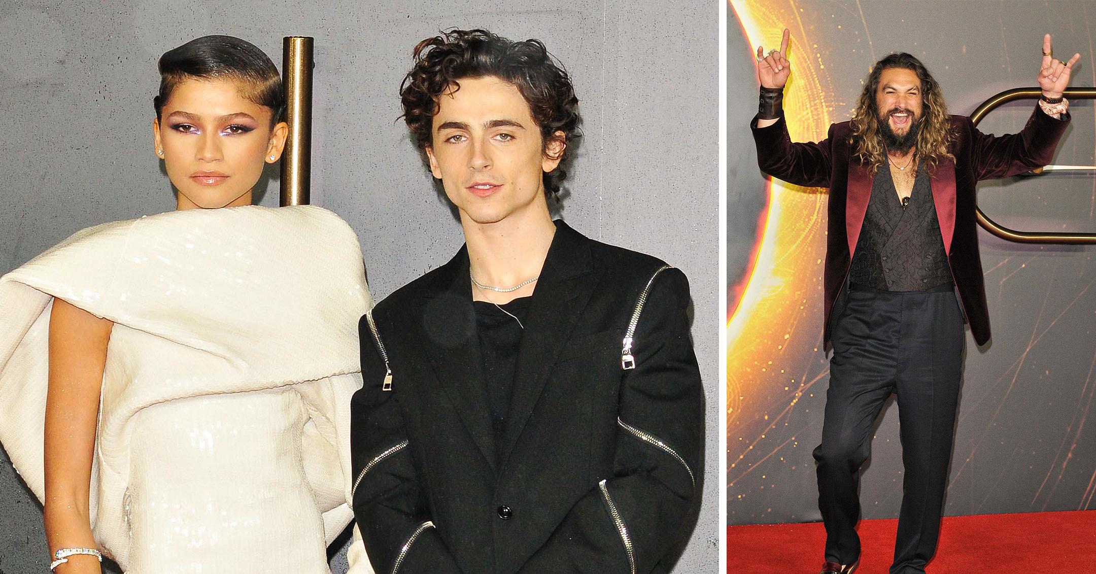 zendaya timothee chalamet and jason mom at uk special screening of dune