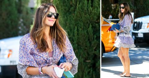 katharine mcphee seen leaving il pastaio in beverly hills