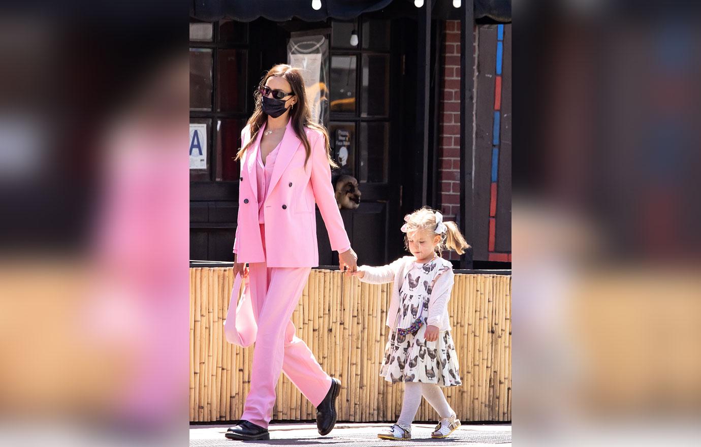 irina shayk and daughter lea cooper in greenwich village