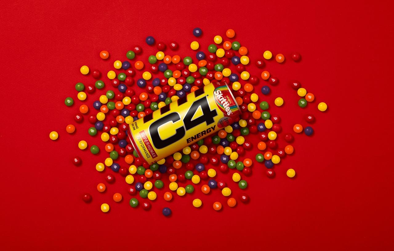 C4 Energy Drink Teams Up With Skittles For New Sugar-Free Flavor