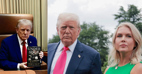 Karoline Leavitt slammed after calling Donald Trump 'most well-read person'.