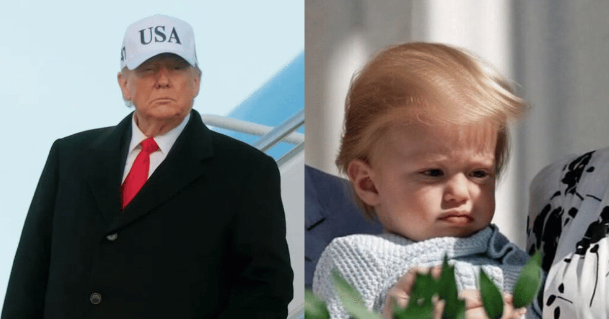 Internet mocks Donald Trump for sharing AI-generated image of his grandson