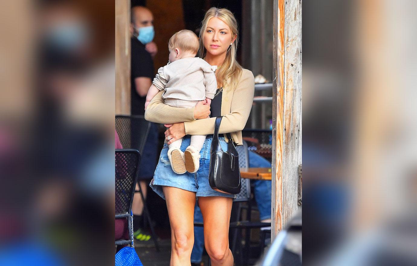 stassi schroeder and beau clark take their daughter hartford out to lunch in los angeles