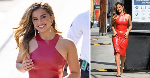 addison rae heading to jimmy kimmel show