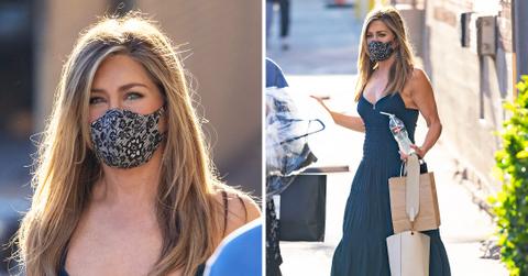 jennifer aniston makes a jimmy kimmel appearance