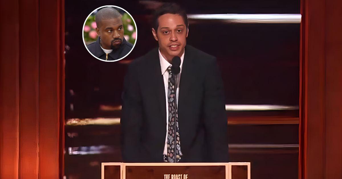 Pete Davidson with Kanye West
