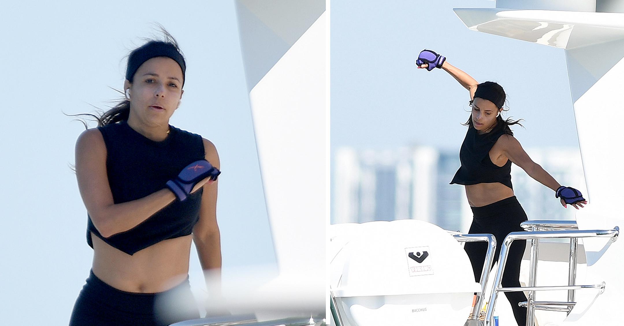 Eva longoria trampoline new arrivals