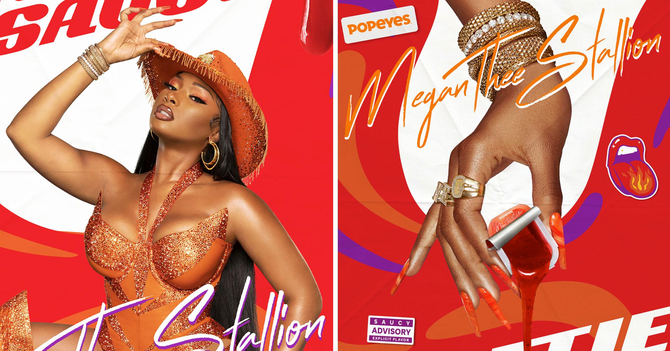 megan thee stallion popeyes hottie sauce mh