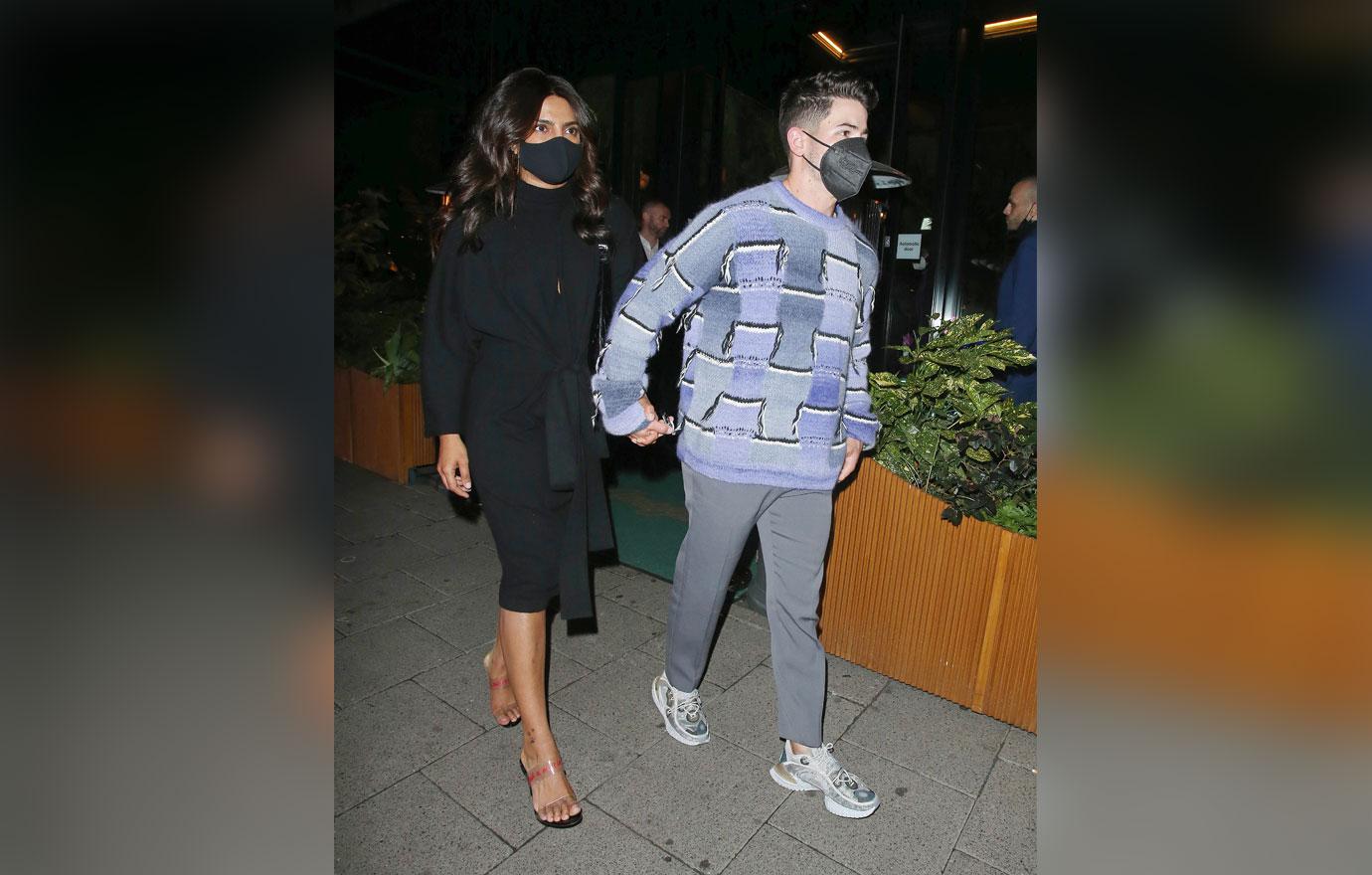 nick jonas priyanka chopra on date night