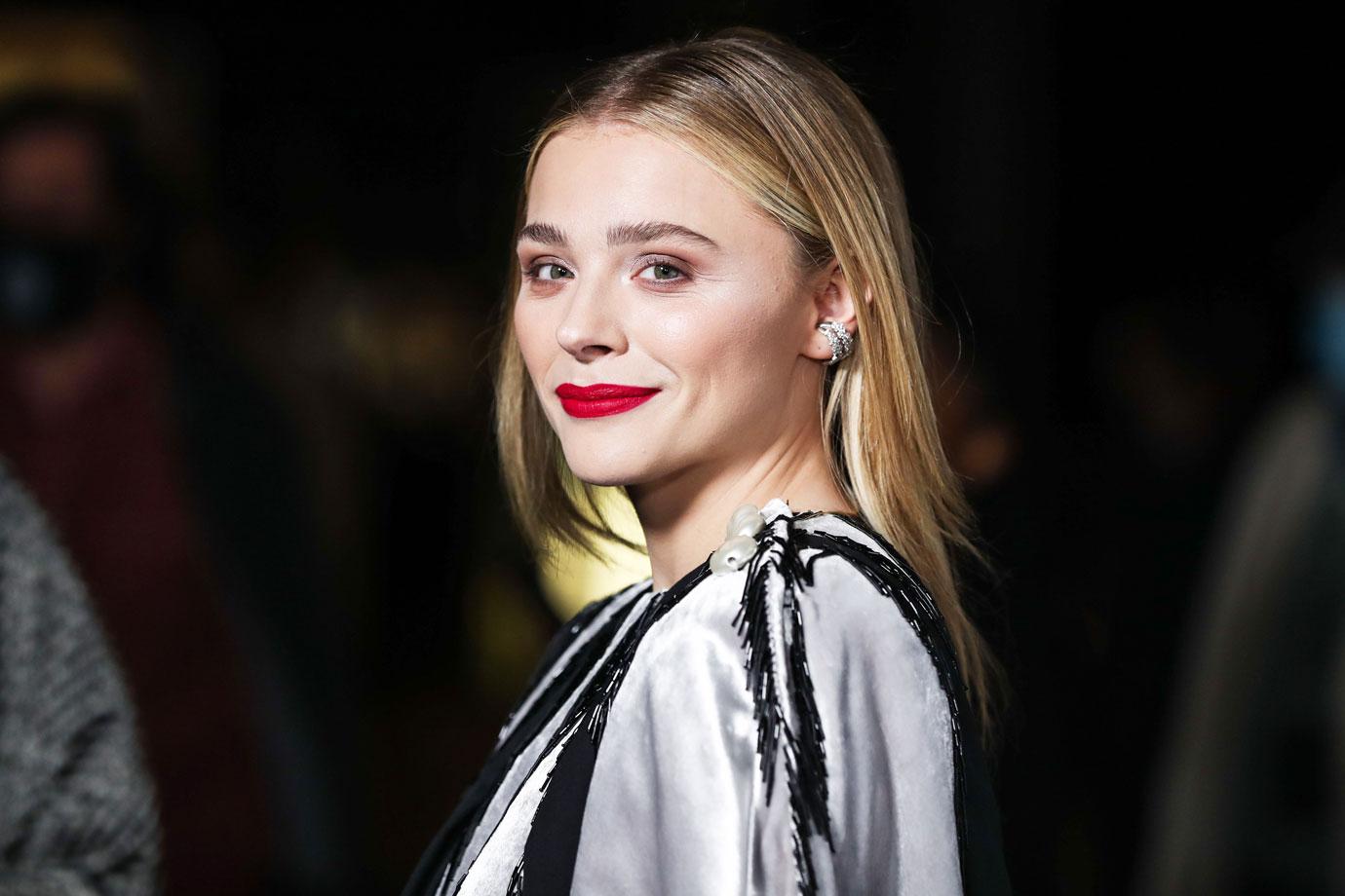 chloe grace moretz at the premiere of mother android